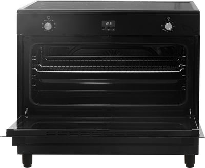 Everglades EVCK9225 – Vrijstaand Inductiefornuis – 90 cm – 5 Kookzones – 96 L Oven – Turbo Hete Lucht – 5 Jaar Garantie