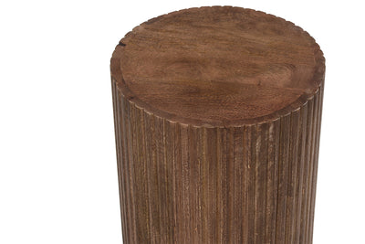 Table d'appoint 'Victor' en bois de mangue Marron clair