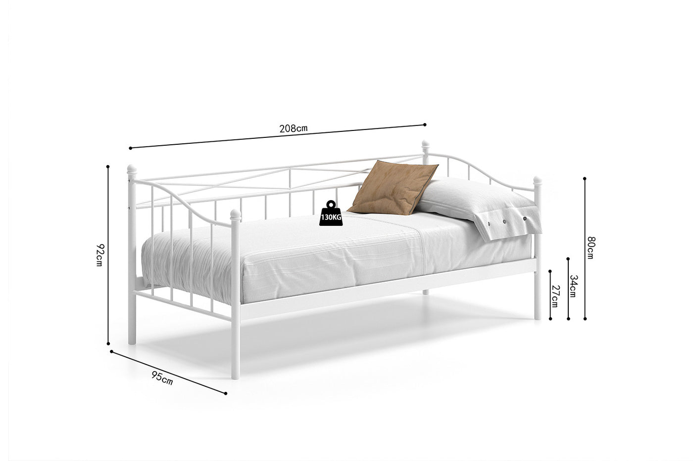 Iron Elegance bed