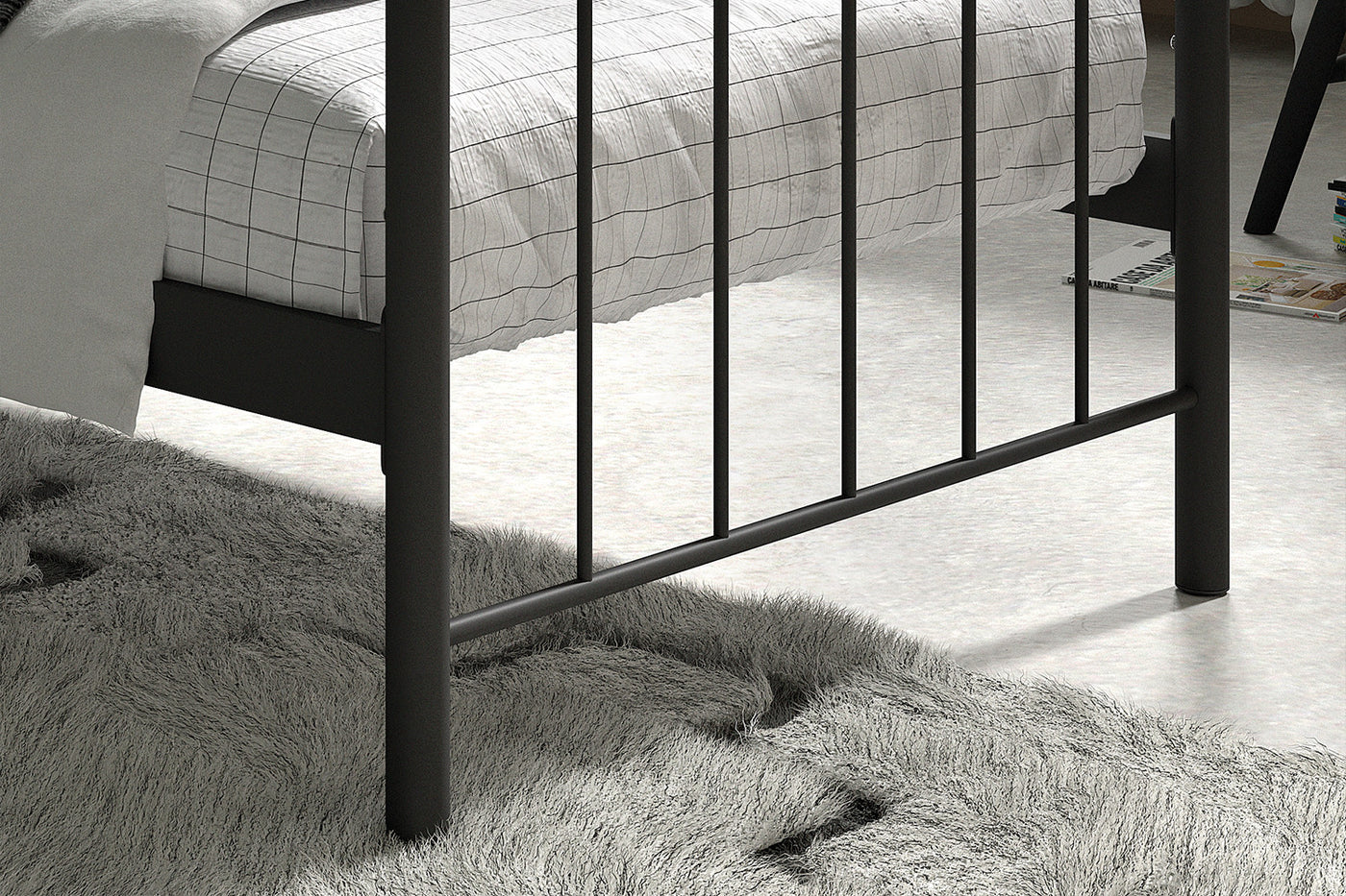 Metallic Haven bed