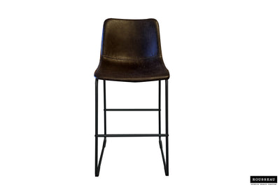 Barstoel Mancia – PU Vintage Brun Foncé
