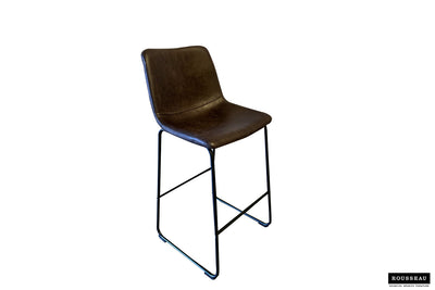 Barstoel Mancia – PU Vintage Brun Foncé