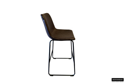Barstoel Mancia – PU Vintage Brun Foncé