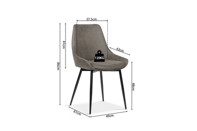 Chaise Monaco - Microfibre