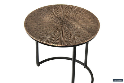 Salontafel 'Alicia' – Set van 3 – Zon Goud