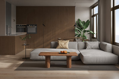 Salontafel 'Jean' – 120 cm – Massief Mango Hout Lichtbruin
