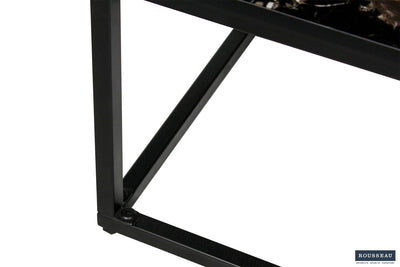 Salontafel 'Livorno' – Composiet Marmer Zwart – 120 x 60 cm