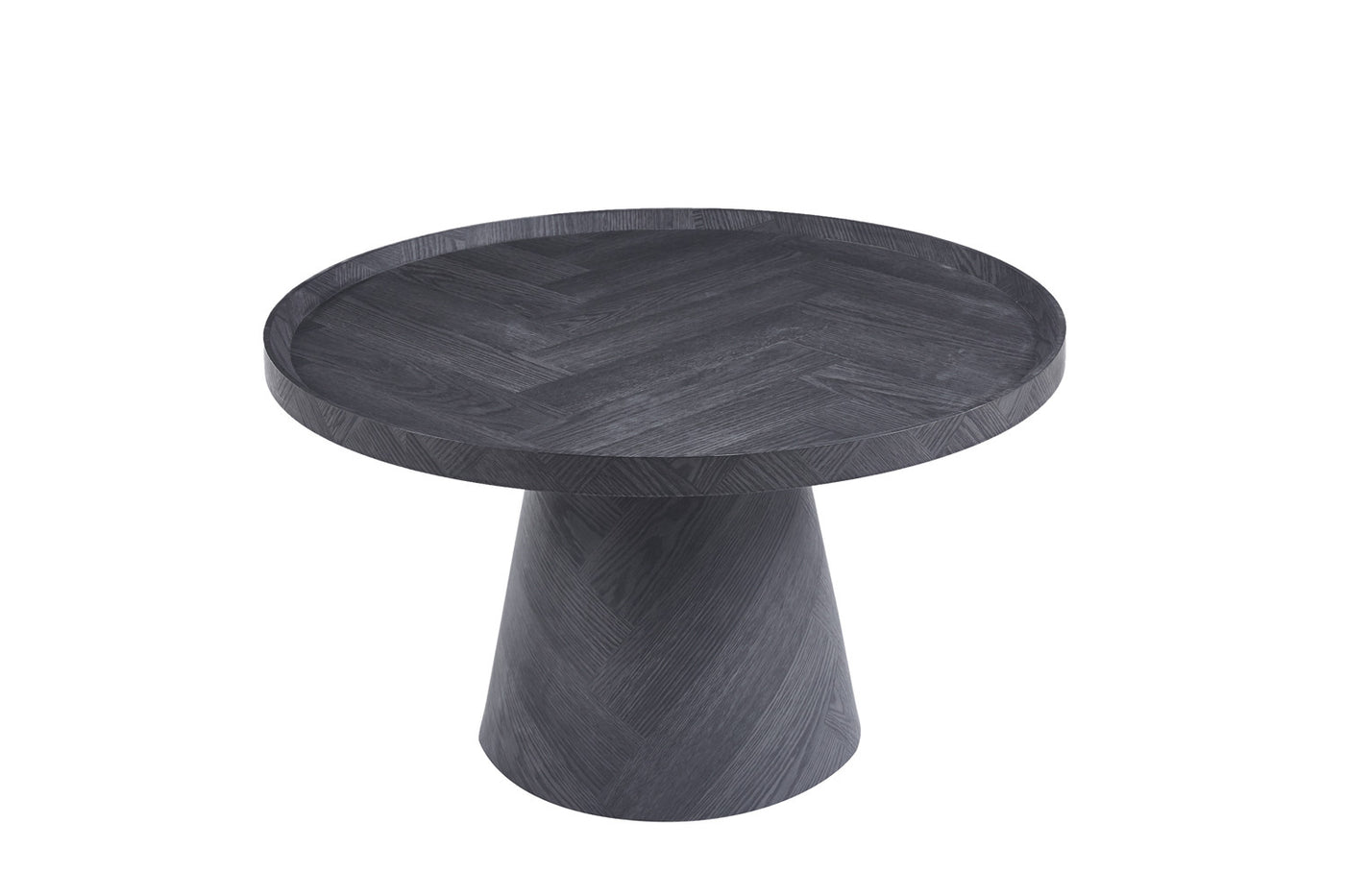 Salontafel 'Manus' – Ø 80 cm – Donkergrijs Decor