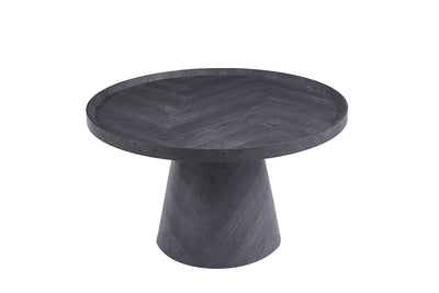 Salontafel 'Manus' – Ø 80 cm – Donkergrijs Decor