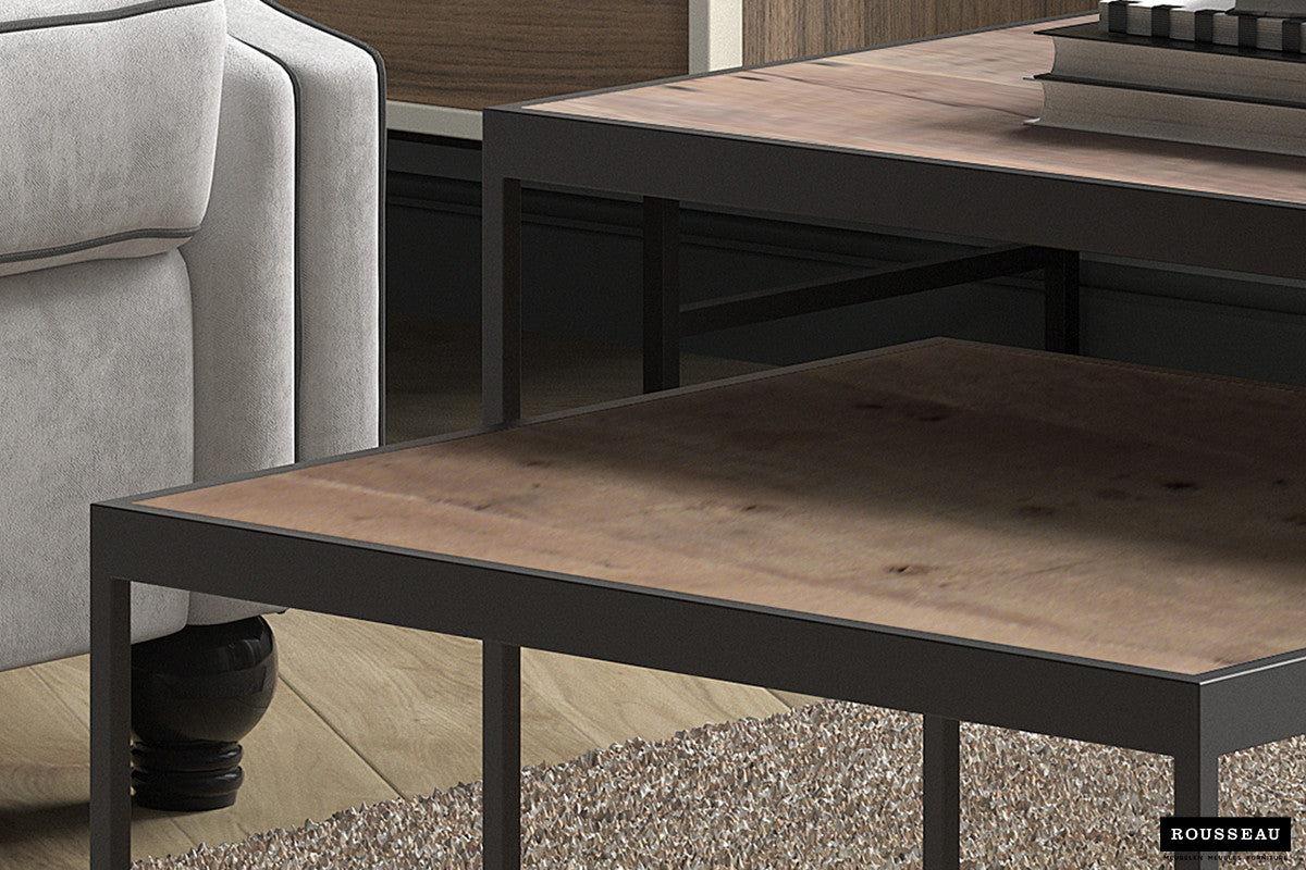 Salontafel 'Quinn' – Set van 2 – Mango Hout