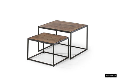 Salontafel 'Quinn' – Set van 2 – Mango Hout