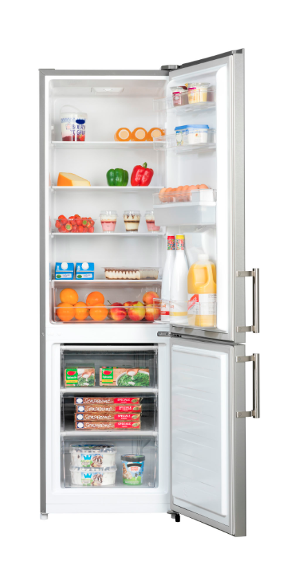 EDY EDHC8088 – Koel-vriescombinatie – RVS – 198L Koelruimte – 71L Vriesruimte – Waterdispenser – Energieklasse E – 180 cm – 5 jaar garantie