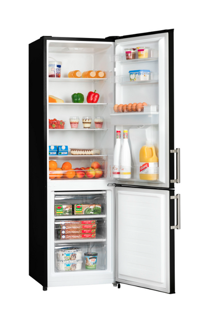 EDY EDHC8089 – Koel-vriescombinatie – Zwart – 198L Koelruimte – 71L Vriesruimte – Waterdispenser – Energieklasse E – 180 cm – 5 jaar garantie