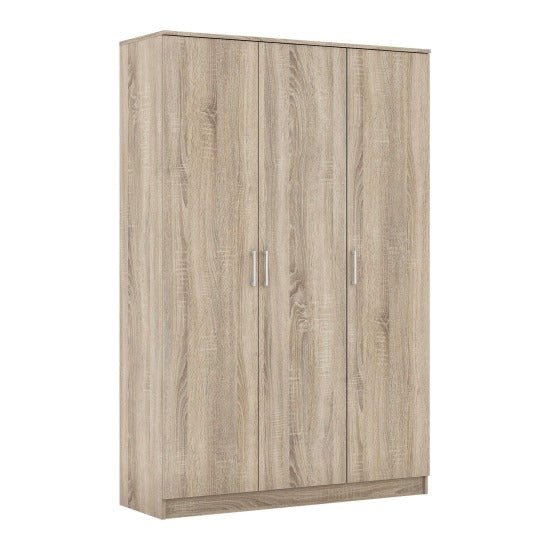 Wandkast in hout - Rangement - Etalagekast - Kledingkast - eikenkleur