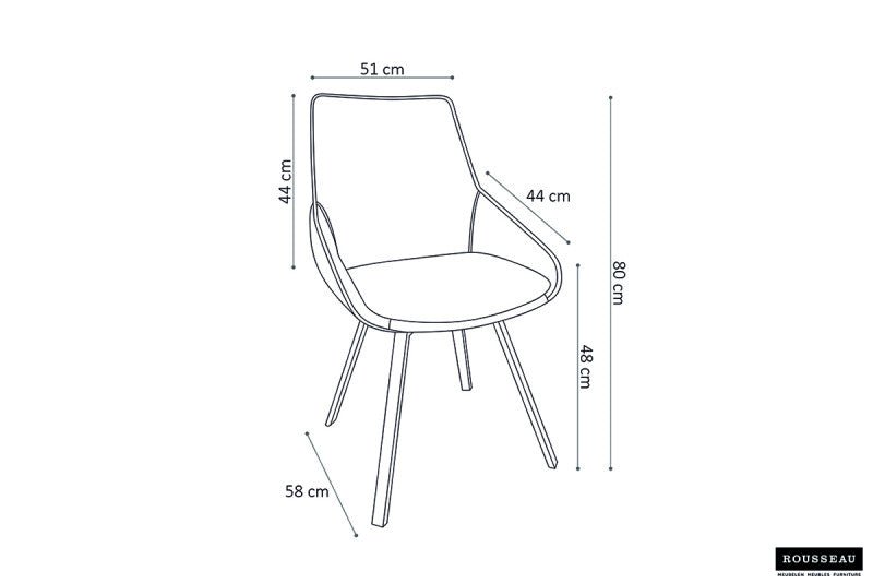 Bureaustoel - bureau - stoel - verstelbaar - eetkamerstoel - leder - zwart - stof