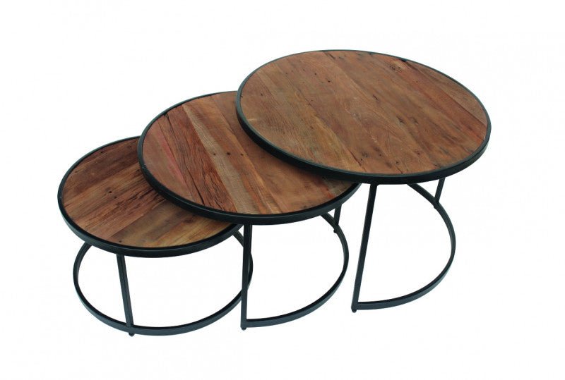 Table basse Lenox en bois de mangolia